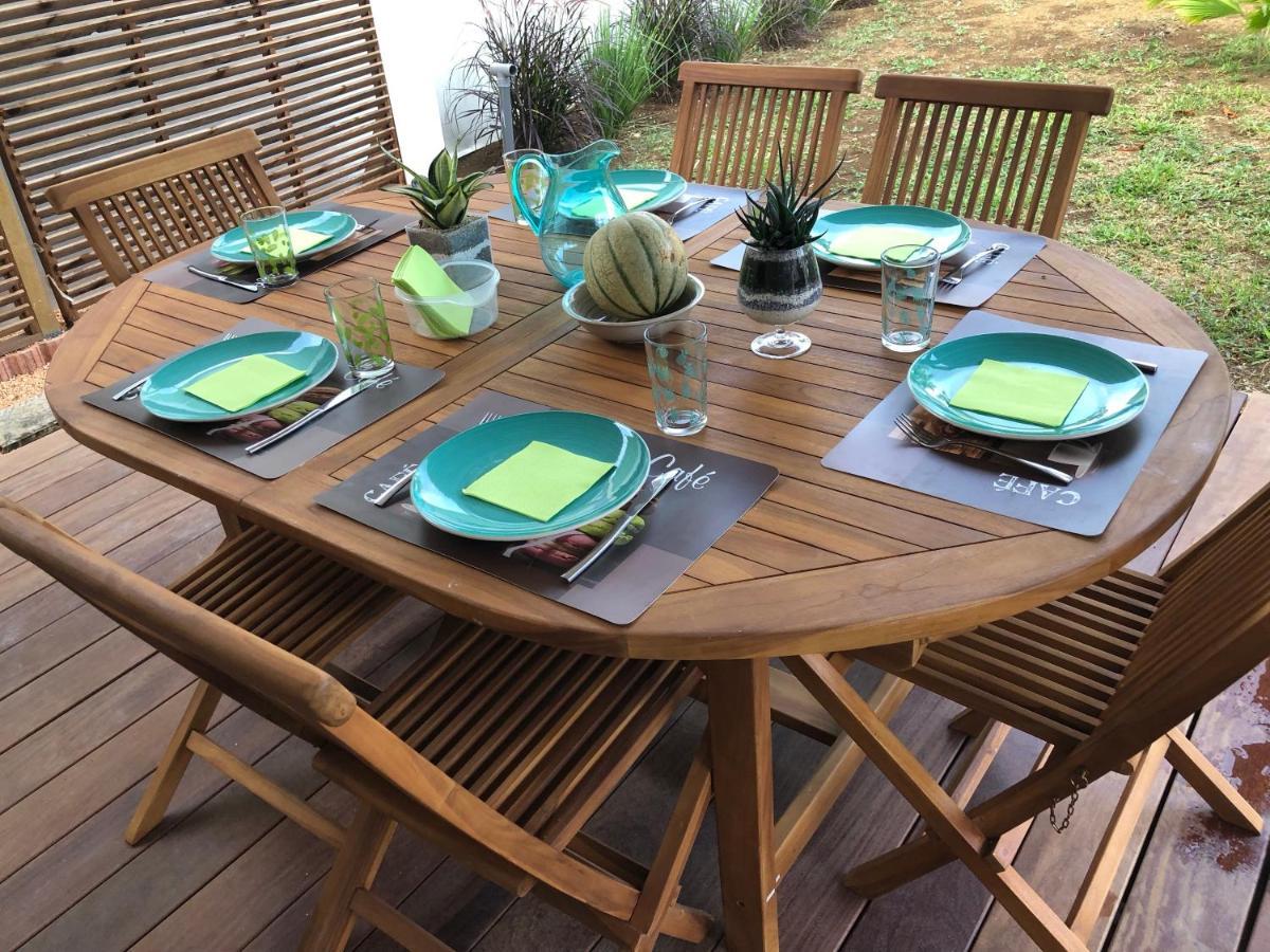 Habitation Baliache - Maison Creole Avec Jardin Privatif, Plage A 200M Deshaies Eksteriør bilde